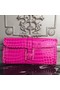 Hermes Jige Elan 29 Clutch In Rose Red Crocodile Leather Replica