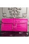 Hermes Jige Elan 29 Clutch In Rose Red Crocodile Leather Replica