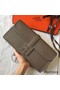 Hermes Jige Elan 29 Clutch In Taupe Grey Epsom Leather Replica