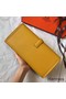 Hermes Jige Elan 29 Clutch In Yellow Epsom Leather Replica
