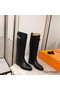 Hermes Jumping Boots In Black Calfskin Replica