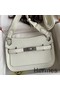 Hermes Jypsiere Mini Handmade Bag In Beton Swift Calfskin Replica