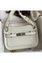 Hermes Jypsiere Mini Handmade Bag In Beton Swift Calfskin Replica