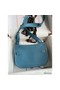 Hermes Jypsiere Mini Handmade Bag In Blue Jean Evercolor Calfskin Replica