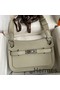 Hermes Jypsiere Mini Handmade Bag In Grey Swift Calfskin Replica