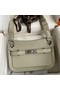 Hermes Jypsiere Mini Handmade Bag In Grey Swift Calfskin Replica