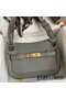 Hermes Jypsiere Mini Handmade Bag In Gris Meyer Swift Calfskin Replica