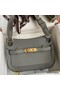 Hermes Jypsiere Mini Handmade Bag In Gris Meyer Swift Calfskin Replica