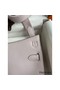 Hermes Jypsiere Mini Handmade Bag In Mauve Pale Evercolor Calfskin Replica