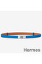 Hermes Kelly 18 Belt In Blue Epsom Leather Replica