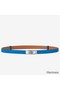 Hermes Kelly 18 Belt In Blue Epsom Leather Replica