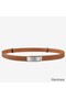 Hermes Kelly 18 Belt In Gold Epsom Leather Replica
