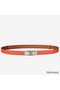 Hermes Kelly 18 Belt In Orange Epsom Leather Replica