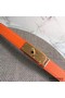Hermes Kelly 18 Belt In Orange Epsom Leather Replica