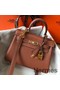 Hermes Kelly 20cm Bag In Gold Clemence Leather GHW Replica