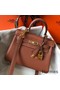 Hermes Kelly 20cm Bag In Gold Clemence Leather GHW Replica