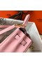 Hermes Kelly 20cm Bag In Pink Clemence Leather GHW Replica