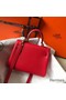 Hermes Kelly 20cm Bag In Red Clemence Leather GHW Replica