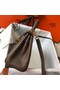 Hermes Kelly 20cm Bag In Taupe Clemence Leather GHW Replica