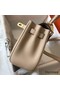 Hermes Kelly 20cm Bag In Trench Clemence Leather GHW Replica