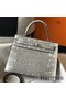 Hermes Kelly 25cm Handmade Bag In Ombre Embossed Natural Lizard Replica