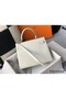 Hermes Kelly 25cm Handmade Bag In White Embossed Crocodile Leather Replica