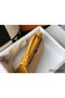 Hermes Kelly 25cm Handmade Bag In Yellow Embossed Crocodile Leather Replica