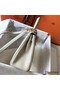 Hermes Kelly 25cm Retourne Bag In Craie Clemence Leather Replica
