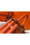 Hermes Kelly 25cm Retourne Bag In Orange Clemence Leather Replica