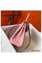 Hermes Kelly 25cm Retourne Bag In Pink Clemence Leather Replica