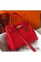 Hermes Kelly 25cm Retourne Bag In Red Clemence Leather Replica