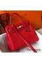 Hermes Kelly 25cm Retourne Bag In Red Clemence Leather Replica