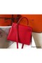 Hermes Kelly 25cm Retourne Bag In Red Clemence Leather Replica
