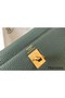 Hermes Kelly 25cm Retourne Bag In Vert Amande Clemence Leather Replica