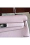 Hermes Kelly 25cm Retourne Handmade Bag In Rose Dragee Swift Leather Replica