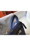 Hermes Kelly 25cm Sellier Bag In Agate Blue Epsom Leather Replica