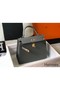 Hermes Kelly 25cm Sellier Bag In Ardoise Epsom Leather Replica