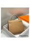 Hermes Kelly 25cm Sellier Bag In Chai Epsom Leather GHW Replica