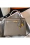 Hermes Kelly 25cm Sellier Bag In Gris Asphalt Epsom Leather Replica