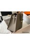 Hermes Kelly 25cm Sellier Bag In Gris Asphalt Epsom Leather Replica