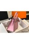 Hermes Kelly 25cm Sellier Bag In Mauve Sylvestre Epsom Leather Replica