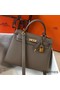 Hermes Kelly 25cm Sellier Bag In Taupe Epsom Leather Replica