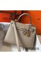 Hermes Kelly 25cm Sellier Bag In Tourterelle Epsom Leather Replica
