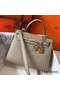 Hermes Kelly 25cm Sellier Bag In Tourterelle Epsom Leather Replica