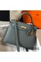 Hermes Kelly 25cm Sellier Bag In Vert Amande Epsom Leather Replica