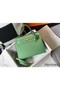 Hermes Kelly 25cm Sellier Bag In Vert Criquet Epsom Leather Replica