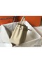 Hermes Kelly 28cm Bag In Beton Clemence Leather GHW Replica