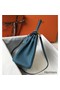Hermes Kelly 28cm Bag In Blue Jean Clemence Leather GHW Replica