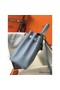 Hermes Kelly 28cm Bag In Blue Lin Clemence Leather GHW Replica