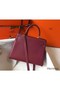 Hermes Kelly 28cm Bag In Bordeaxu Clemence Leather GHW Replica